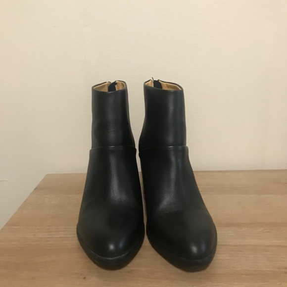 Nisolo Dari Commuter Boot- Black Ankle Booties Block Heel Size 7 - Picture 4 of 7